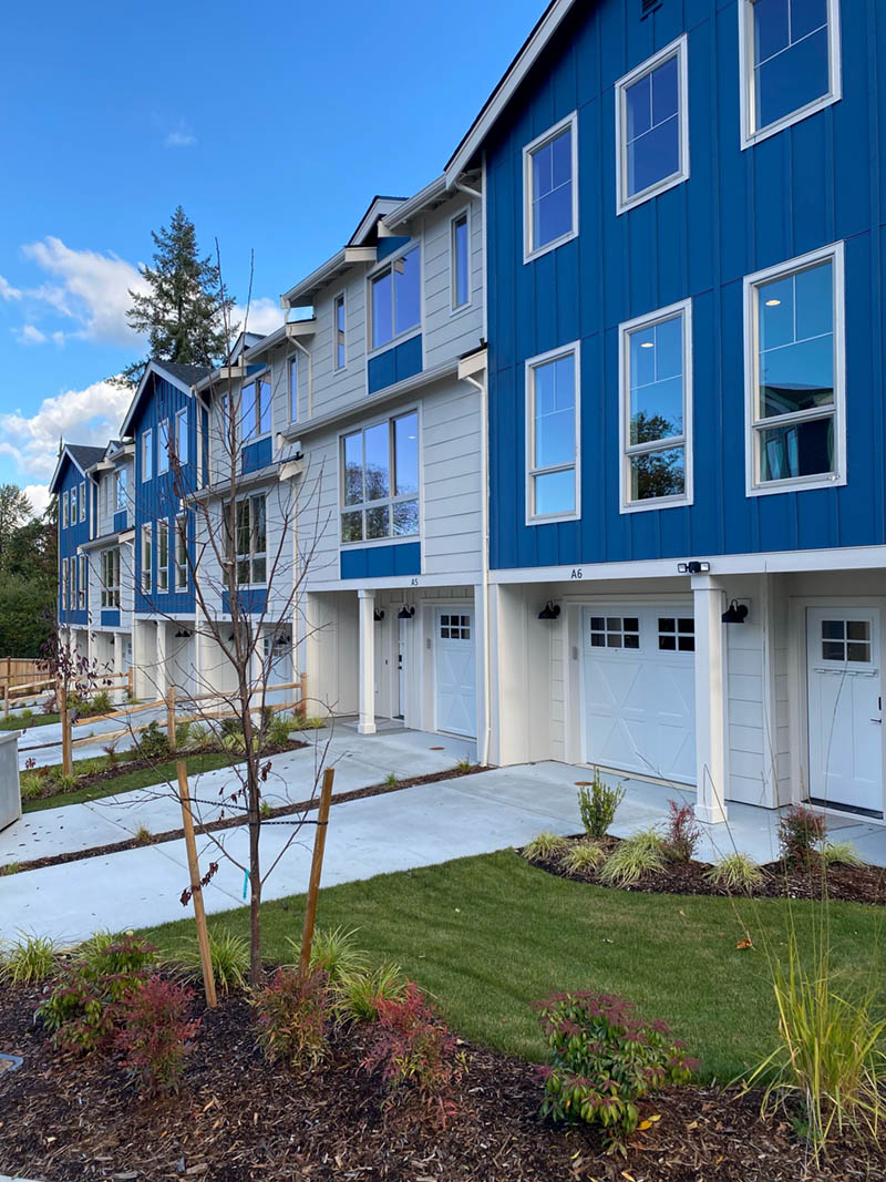 Exterior Development Blue Paint Skies Green grass